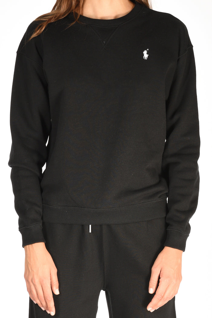 Polo Ralph Lauren Felpa Girocollo Nero Donna - 3