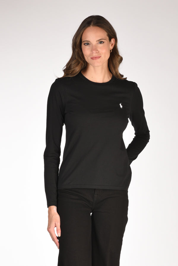 Polo Ralph Lauren T-shirt M/l Nero Donna