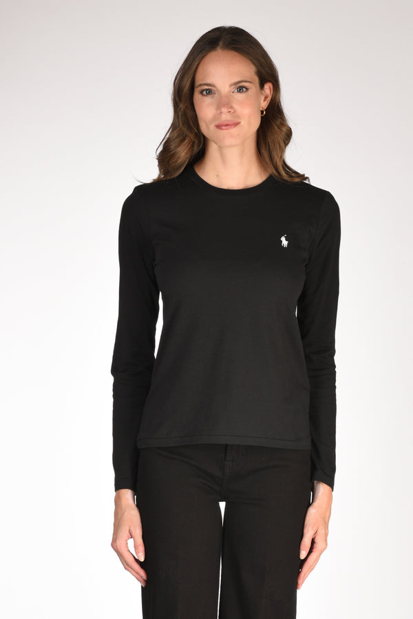 Polo Ralph Lauren T-shirt M/l Nero Donna-2