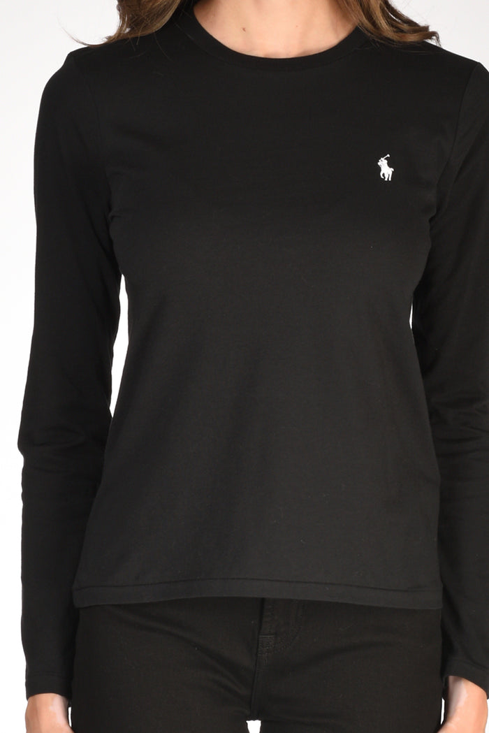 Polo Ralph Lauren T-shirt M/l Nero Donna - 3