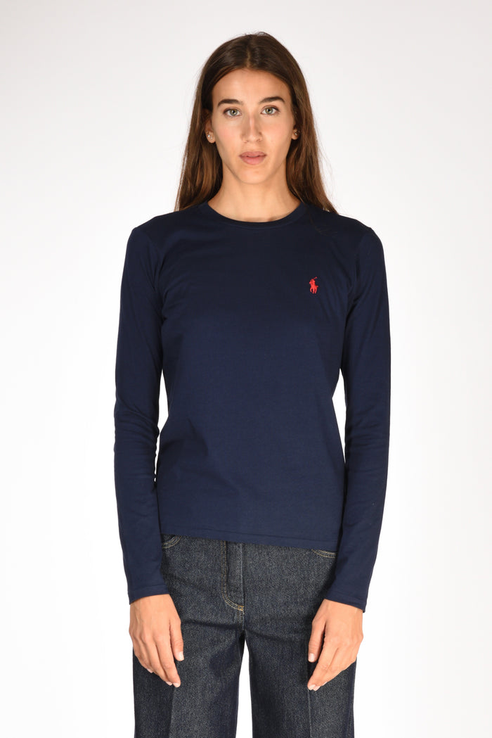 Polo Ralph Lauren T-shirt M/l Blu Donna - 2