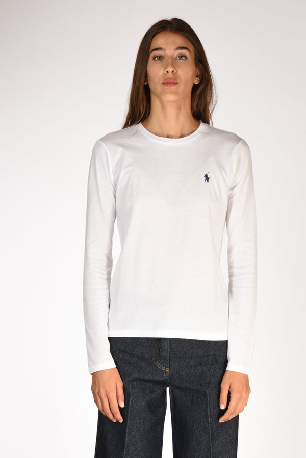 Polo Ralph Lauren T-shirt M/l Bianco Donna-2