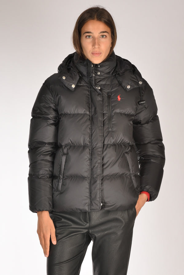 Polo Ralph Lauren Piumino Crly Nero Donna-2