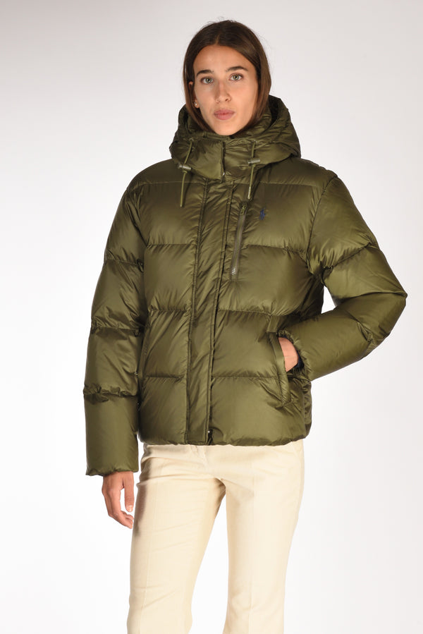 Polo Ralph Lauren Piumino Crly Verde Donna