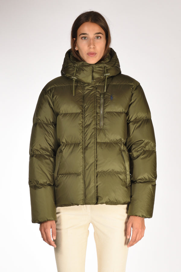 Polo Ralph Lauren Piumino Crly Verde Donna-2