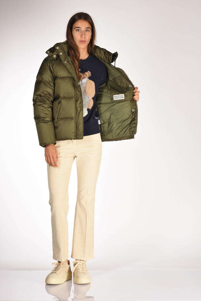 Polo Ralph Lauren Piumino Crly Verde Donna - 6