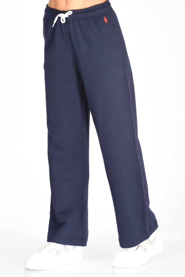 Polo Ralph Lauren Pantaloni Jogging Blu Donna