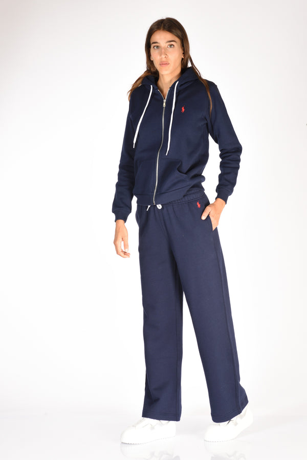 Polo Ralph Lauren Pantaloni Jogging Blu Donna-2