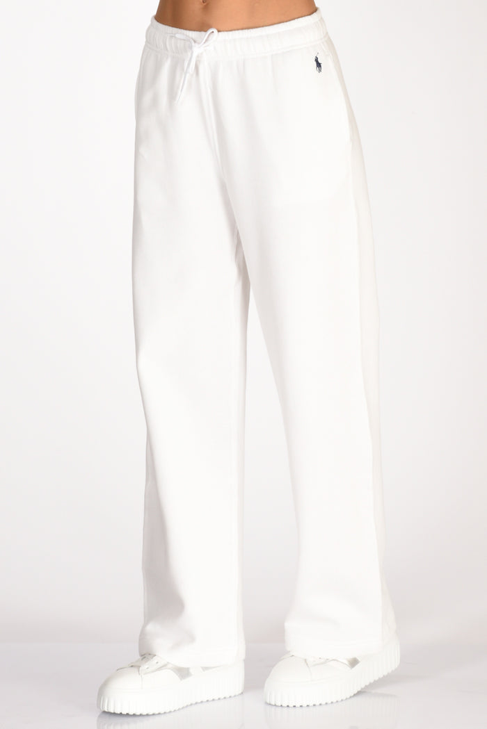Polo Ralph Lauren Pantaloni Jogging Bianco Donna - 1
