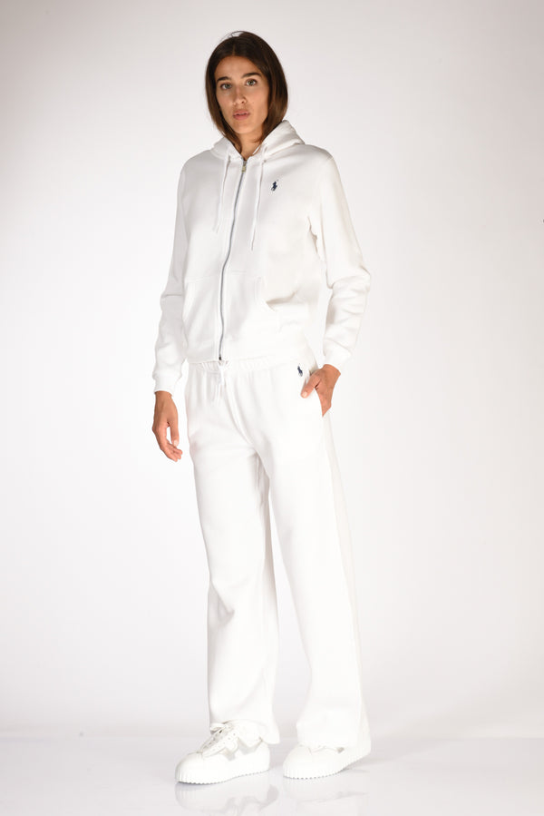 Polo Ralph Lauren Pantaloni Jogging Bianco Donna-2