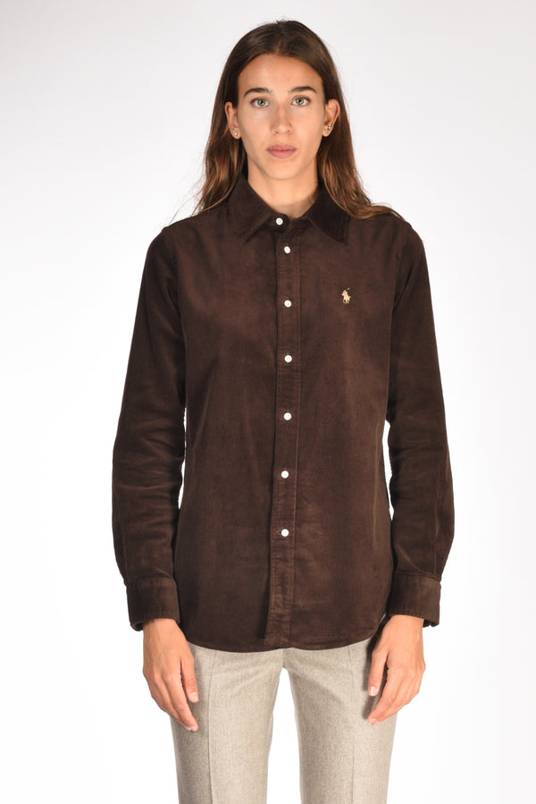 Polo Ralph Lauren Camicia Polo Marrone Donna-2