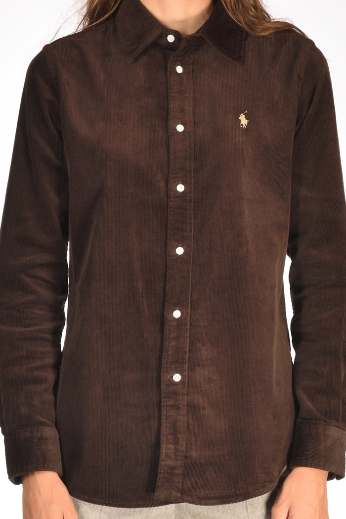 Polo Ralph Lauren Camicia Polo Marrone Donna - 3