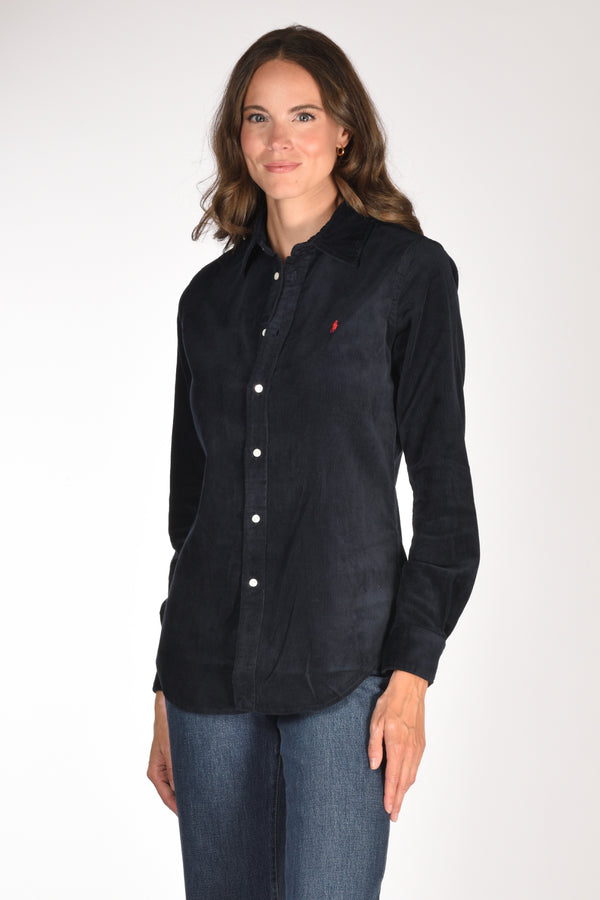 Polo Ralph Lauren Camicia Polo Blu Donna