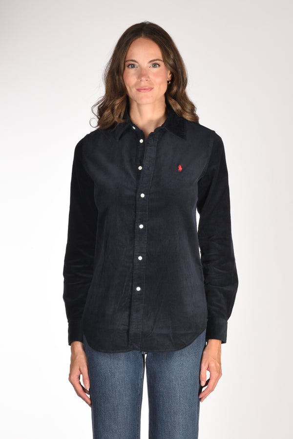 Polo Ralph Lauren Camicia Polo Blu Donna-2