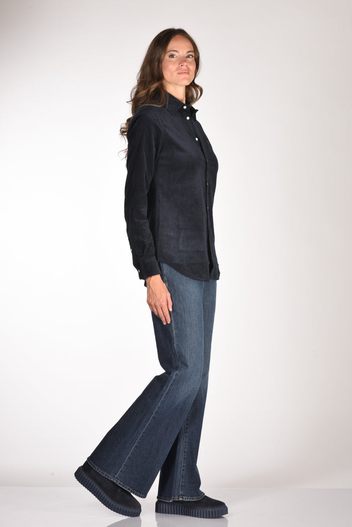 Polo Ralph Lauren Camicia Polo Blu Donna - 4