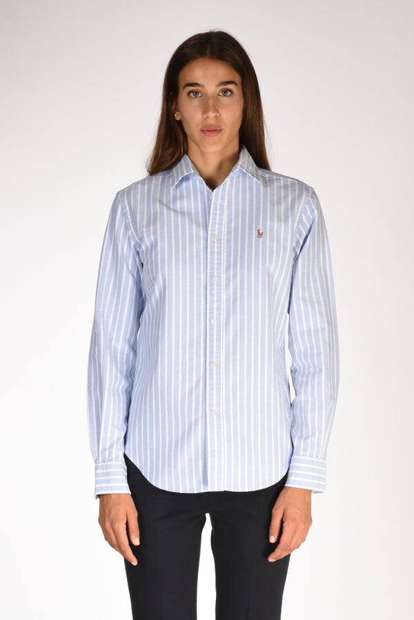 Polo Ralph Lauren Camicia Polo Azzurro/bianco Donna-2