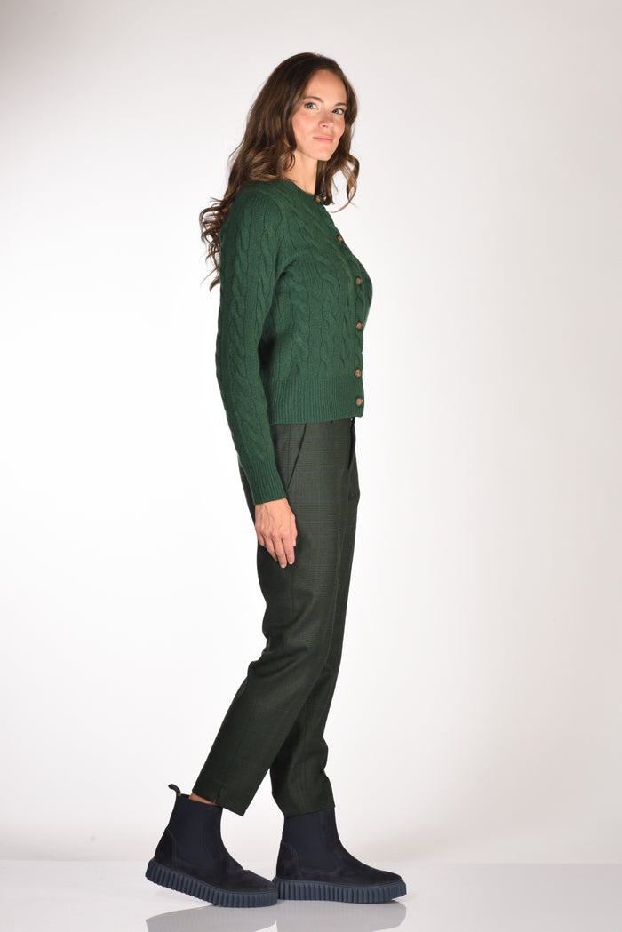 Polo Ralph Lauren Cardigan Polo Verde Donna - 4