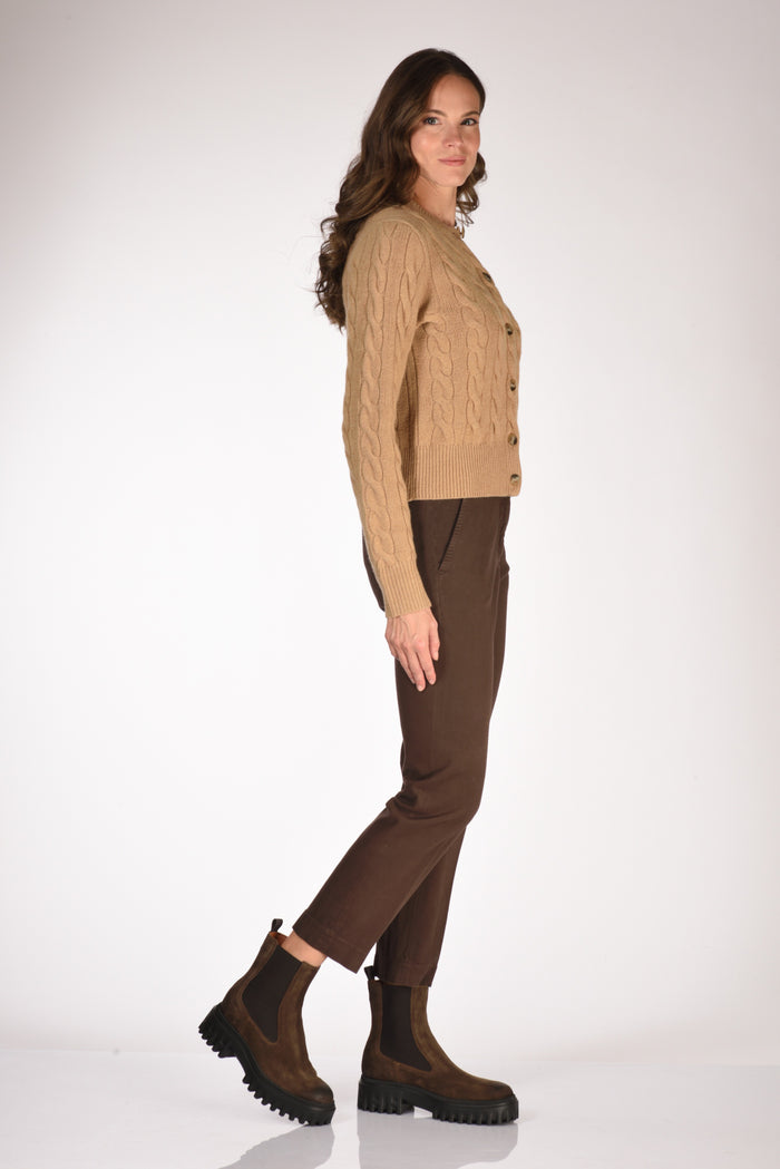 Polo Ralph Lauren Cardigan Polo Beige Donna - 4