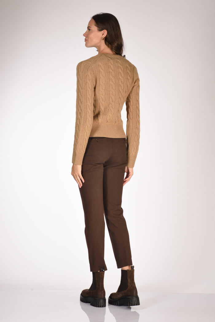 Polo Ralph Lauren Cardigan Polo Beige Donna - 5