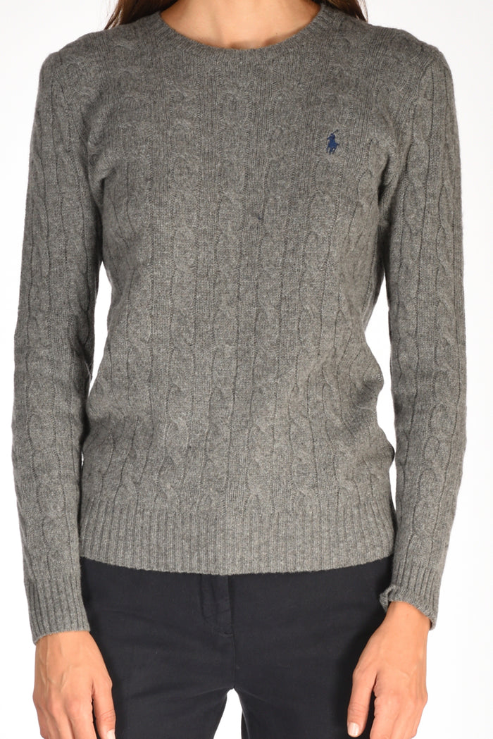Polo Ralph Lauren Maglia Polo Grigio Donna - 3