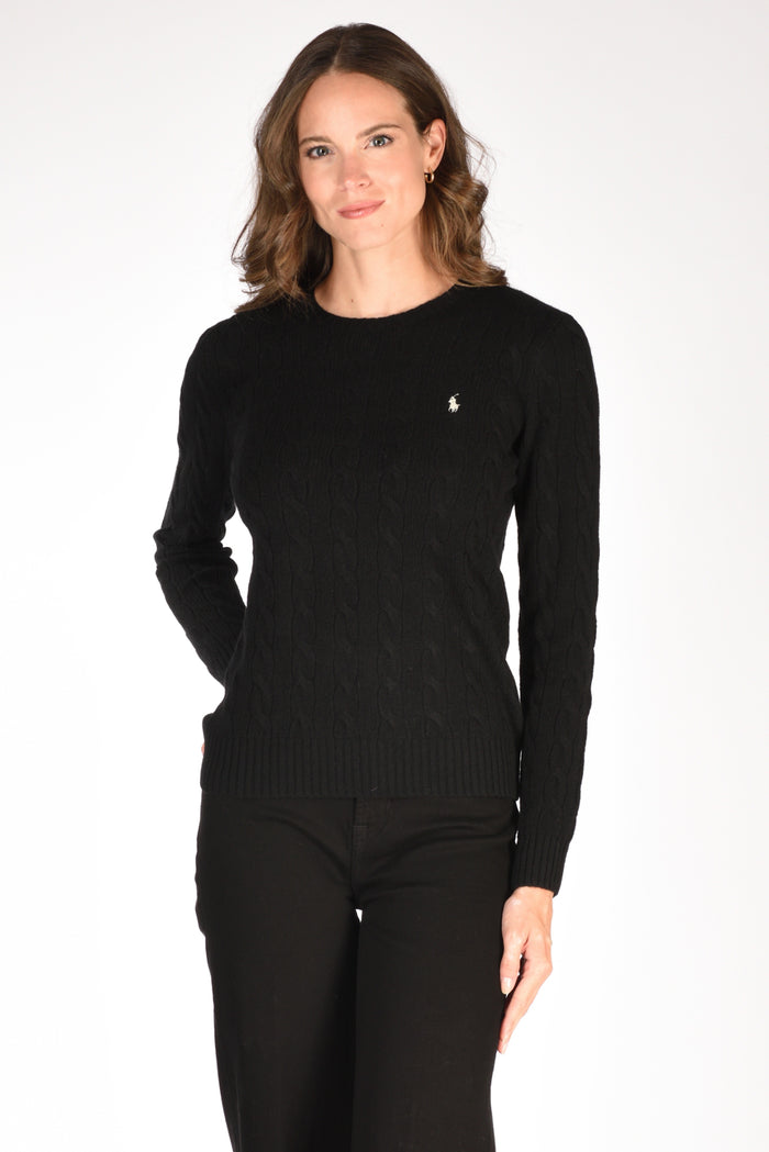 Polo Ralph Lauren Maglia Polo Nero Donna - 1