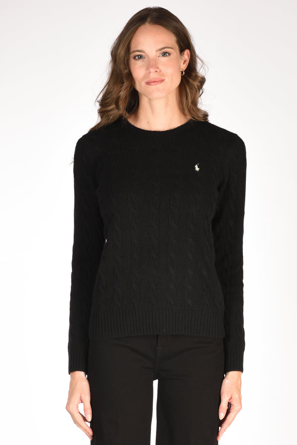 Polo Ralph Lauren Maglia Polo Nero Donna-2
