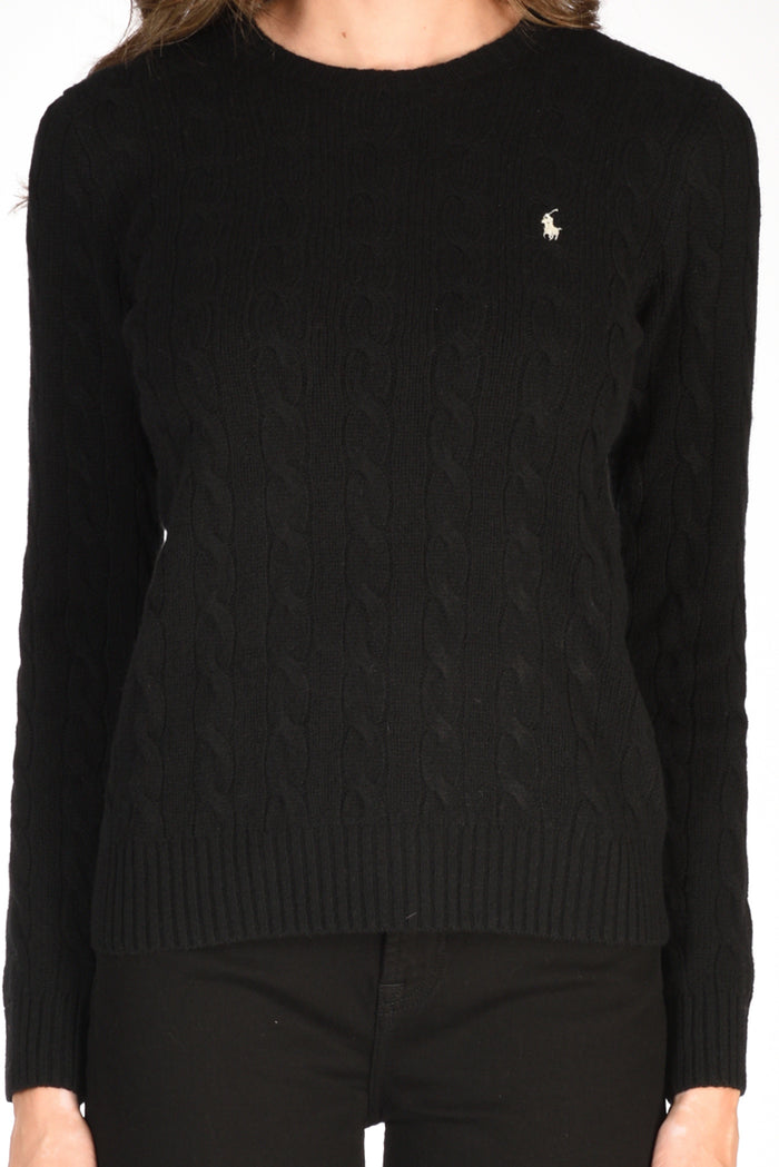 Polo Ralph Lauren Maglia Polo Nero Donna - 3