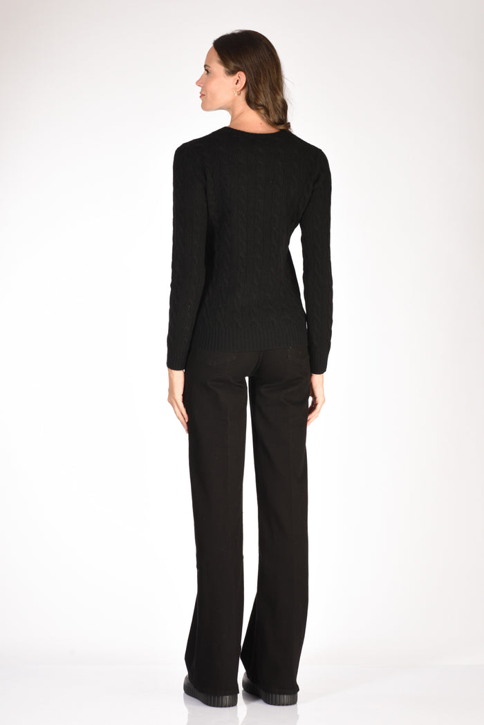 Polo Ralph Lauren Maglia Polo Nero Donna - 5