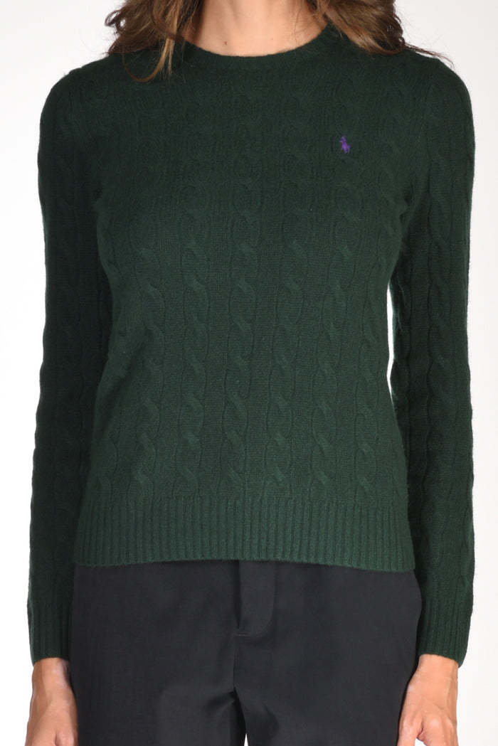 Polo Ralph Lauren Maglia Polo Verde Donna - 3