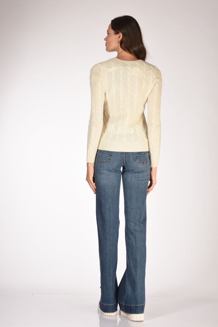 Polo Ralph Lauren Maglia Polo Bianco Naturale Donna - 5