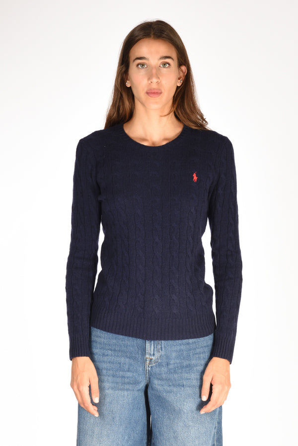 Polo Ralph Lauren Maglia Polo Blu Donna-2