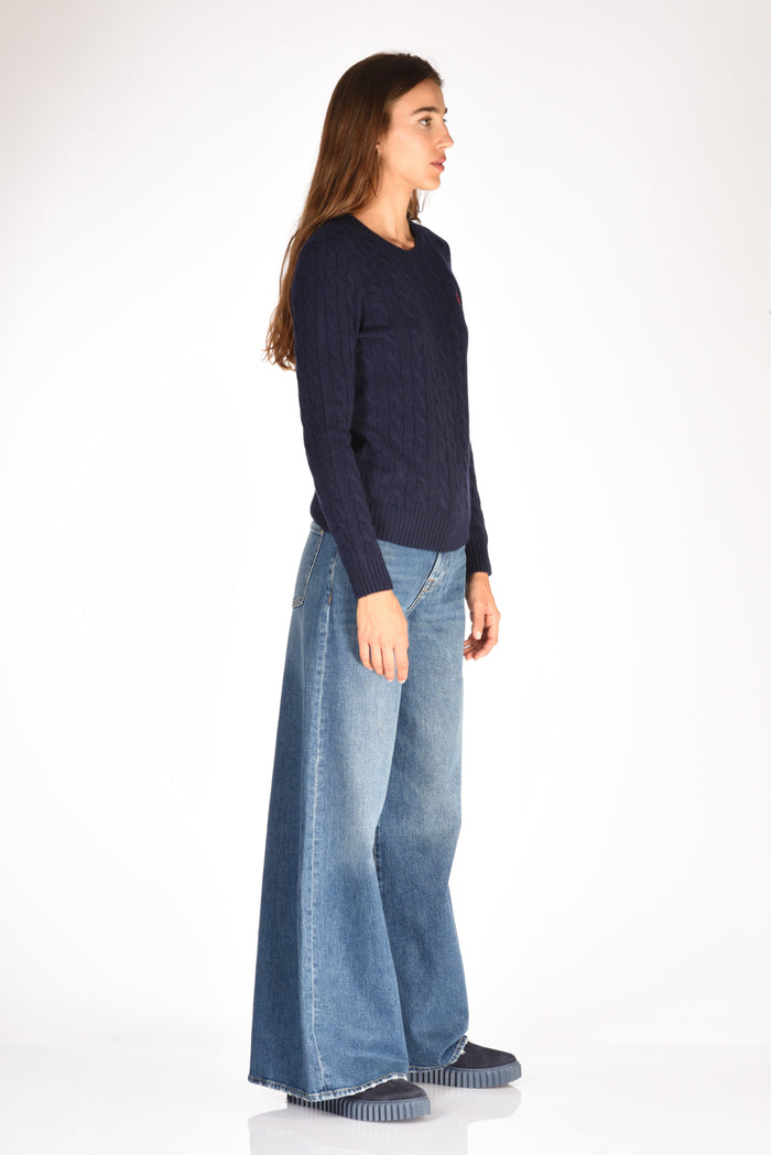 Polo Ralph Lauren Maglia Polo Blu Donna - 4