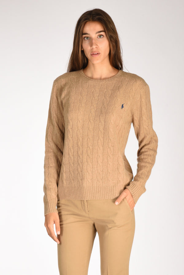 Polo Ralph Lauren Maglia Polo Beige Donna