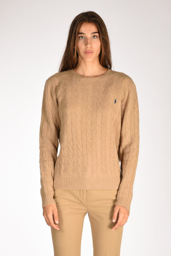 Polo Ralph Lauren Maglia Polo Beige Donna-2