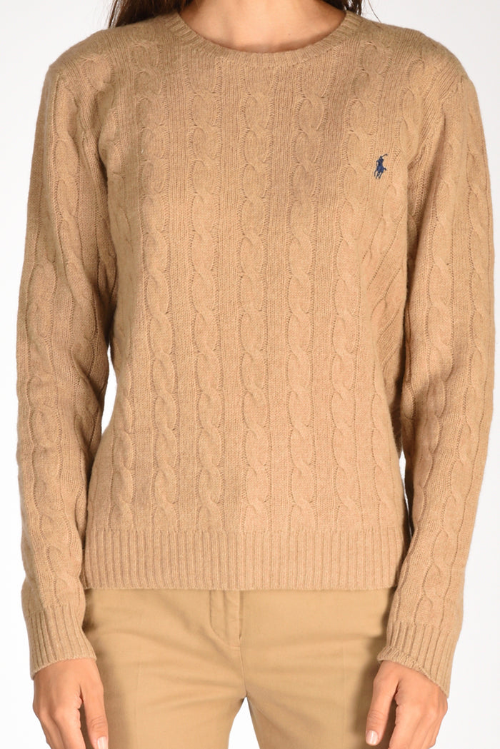 Polo Ralph Lauren Maglia Polo Beige Donna - 3