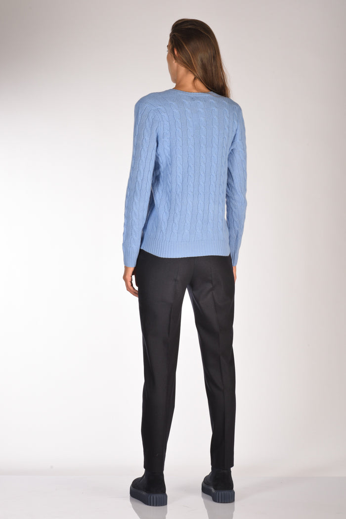 Polo Ralph Lauren Maglia V Polo Azzurro Donna - 5