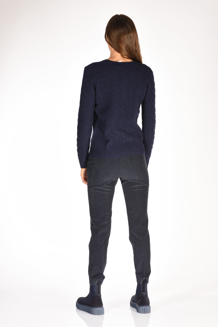 Polo Ralph Lauren Maglia V Polo Blu Donna - 5