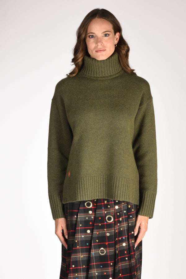 Polo Ralph Lauren Collo Alto Polo Verde Donna-2