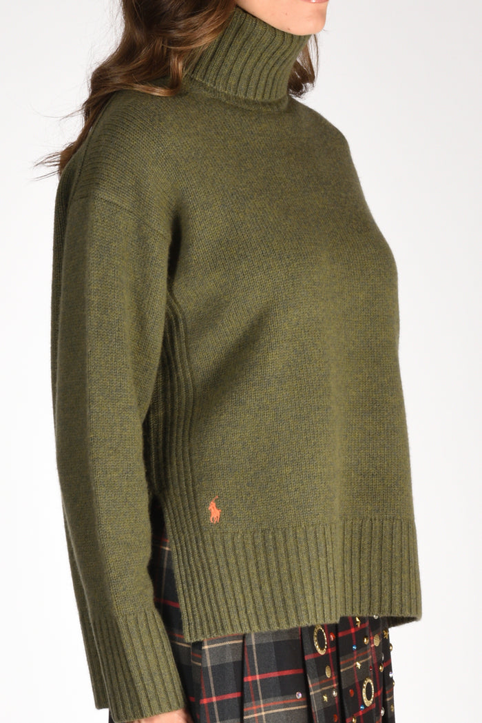 Polo Ralph Lauren Collo Alto Polo Verde Donna - 3