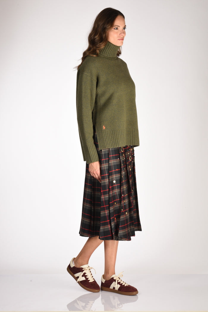 Polo Ralph Lauren Collo Alto Polo Verde Donna - 4