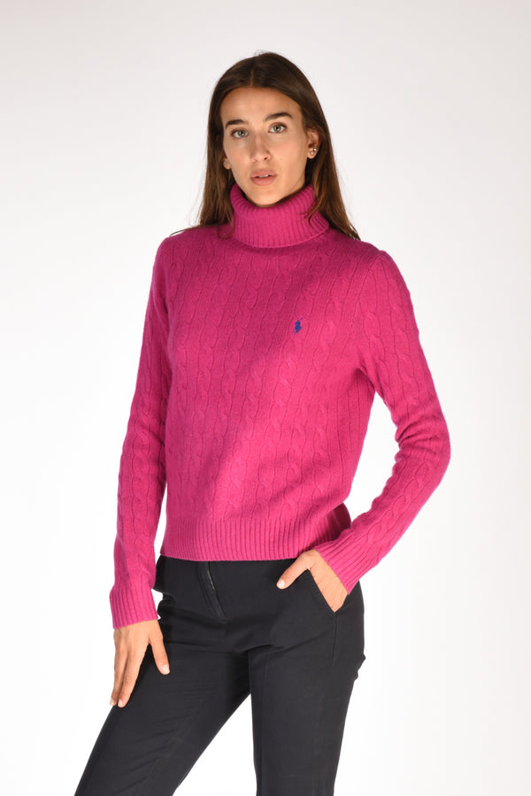Polo Ralph Lauren Collo Alto Polo Fucsia Donna