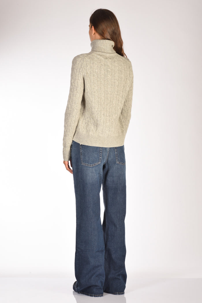 Polo Ralph Lauren Collo Alto Polo Grigio Donna - 5