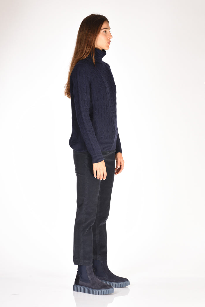 Polo Ralph Lauren Collo Alto Polo Blu Donna - 4