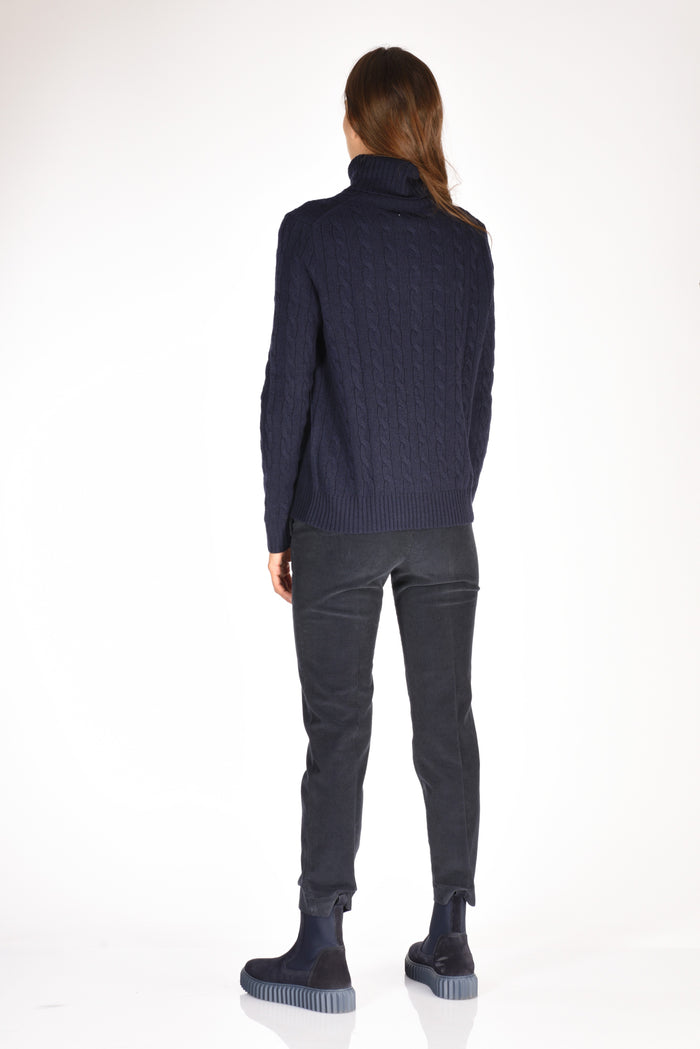 Polo Ralph Lauren Collo Alto Polo Blu Donna - 5
