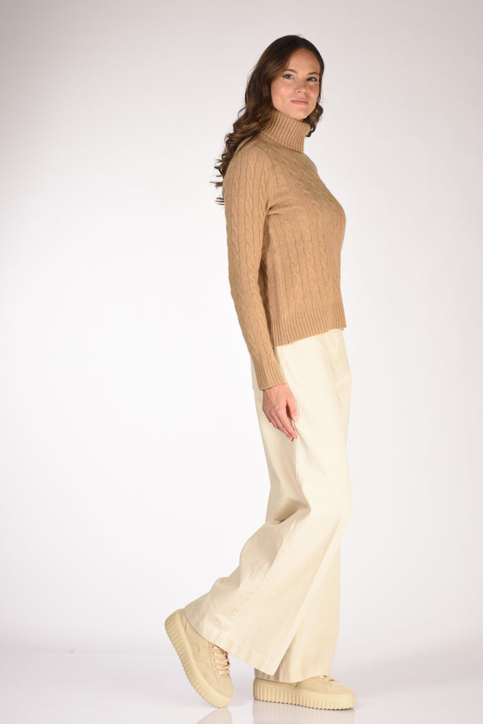 Polo Ralph Lauren Collo Alto Polo Beige Donna - 4