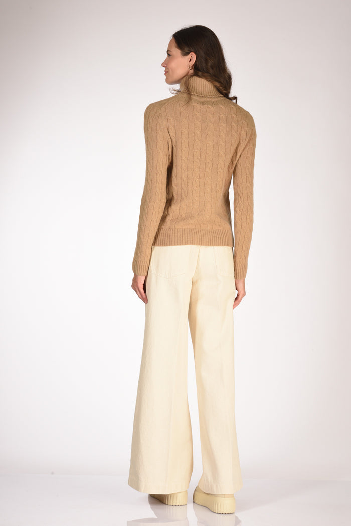 Polo Ralph Lauren Collo Alto Polo Beige Donna - 5