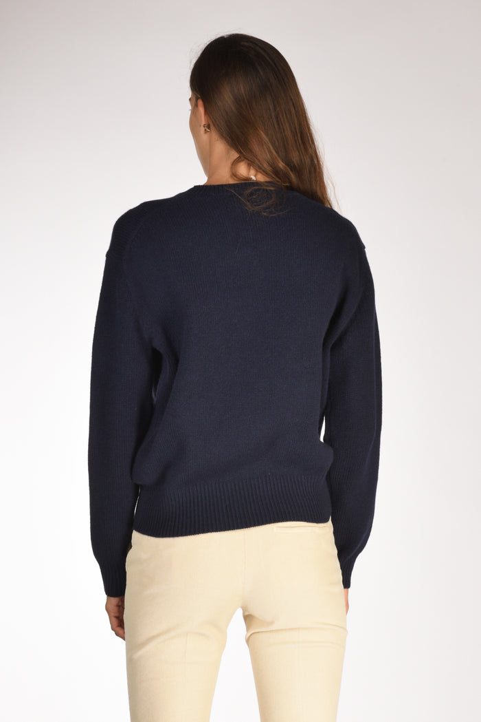 Polo Ralph Lauren Maglia Bear Blu Donna - 5