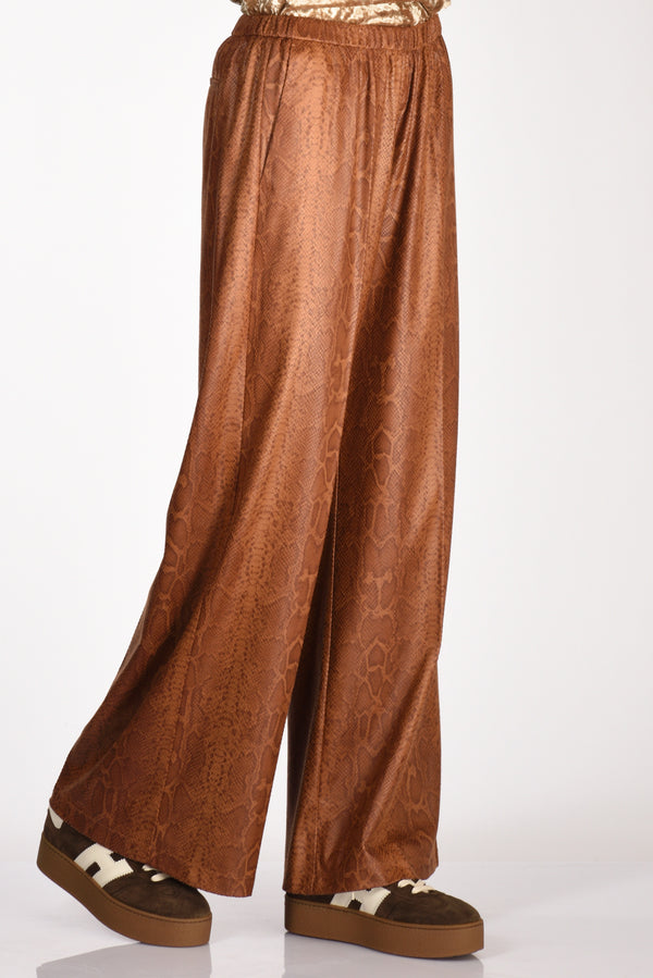 Forte Forte Pantaloni Suede Marrone Chiaro Donna