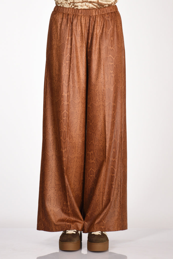 Forte Forte Pantaloni Suede Marrone Chiaro Donna - 3