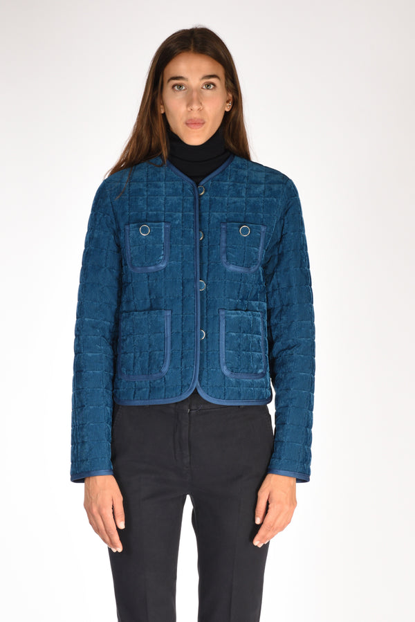 Forte Forte Giacca Chanel Blu Chiaro Donna-2
